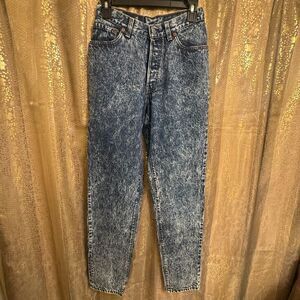 Vintage 80s/90s Levi’s Acid Wash Mom Jeans Women’s Size 9 Made in USA